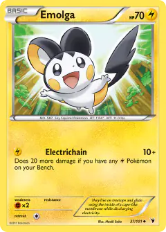 Emolga Uncommon card from Noble Victories