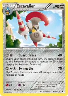 Escavalier Rare card from Noble Victories