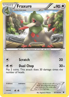 Fraxure Uncommon card from Noble Victories