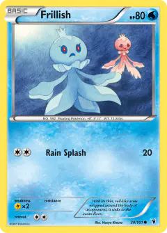 Frillish Common card from Noble Victories
