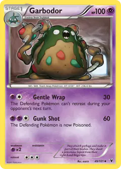 Garbodor Uncommon card from Noble Victories