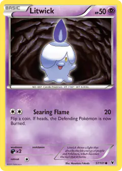 Litwick Common card from Noble Victories