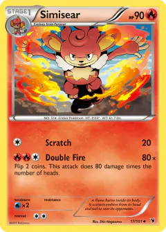 Simisear Uncommon card from Noble Victories