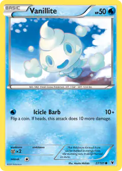 Vanillite Common card from Noble Victories