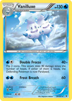 Vanilluxe Rare card from Noble Victories