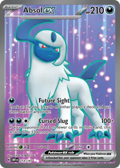 Absol ex Ultra Rare card from Obsidian Flames