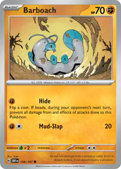 Barboach Common card from Obsidian Flames