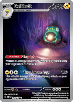 Bellibolt Illustration Rare card from Obsidian Flames