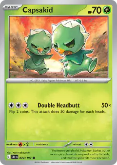 Capsakid Common card from Obsidian Flames