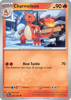 Charmeleon Uncommon card from Obsidian Flames