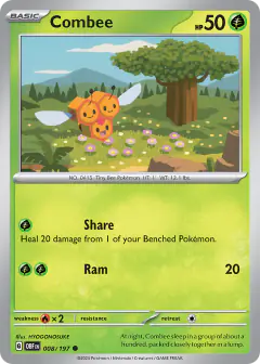 Combee Common card from Obsidian Flames