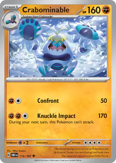 Crabominable Uncommon card from Obsidian Flames