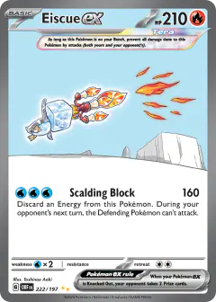 Eiscue ex Special Illustration Rare card from Obsidian Flames