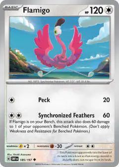 Flamigo Uncommon card from Obsidian Flames