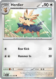 Herdier Common card from Obsidian Flames