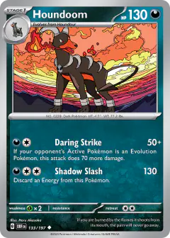 Houndoom Uncommon card from Obsidian Flames