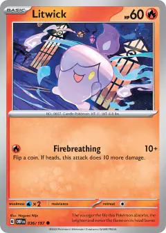 Litwick Common card from Obsidian Flames