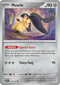 Mawile Uncommon card from Obsidian Flames