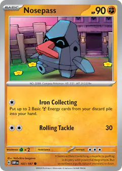 Nosepass Common card from Obsidian Flames