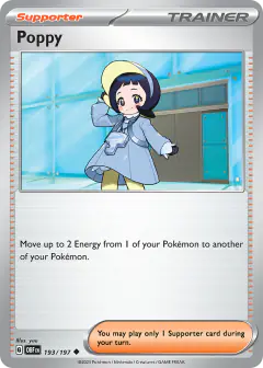 Poppy Uncommon card from Obsidian Flames