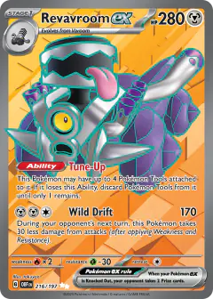 Revavroom ex Ultra Rare card from Obsidian Flames