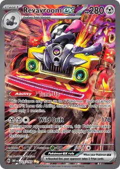 Revavroom ex Special Illustration Rare card from Obsidian Flames