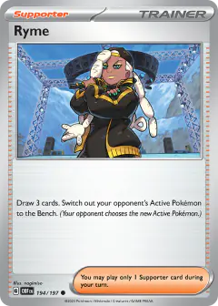 Ryme Common card from Obsidian Flames
