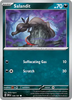 Salandit Common card from Obsidian Flames