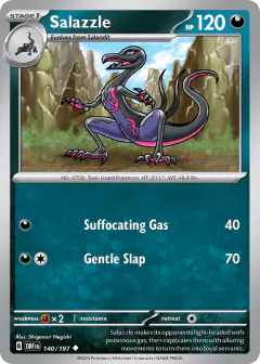 Salazzle Uncommon card from Obsidian Flames