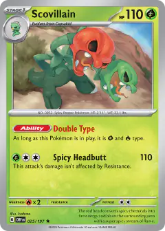 Scovillain Rare card from Obsidian Flames