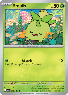 Smoliv Common card from Obsidian Flames
