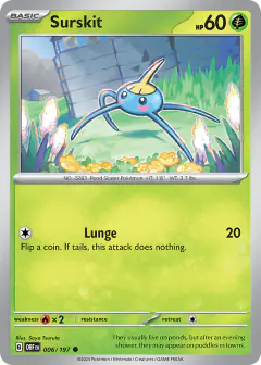 Surskit Common card from Obsidian Flames