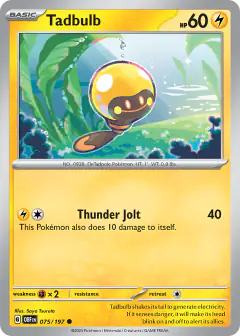 Tadbulb Common card from Obsidian Flames