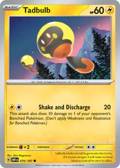Tadbulb Common card from Obsidian Flames