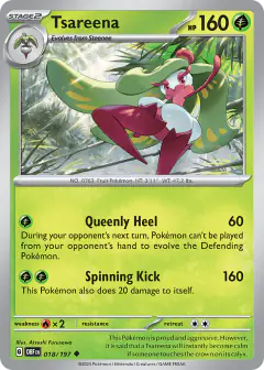 Tsareena Uncommon card from Obsidian Flames