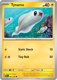 Tynamo Common card from Obsidian Flames