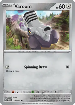 Varoom Common card from Obsidian Flames