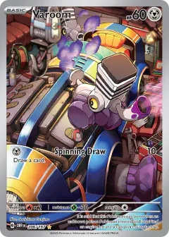 Varoom Illustration Rare card from Obsidian Flames