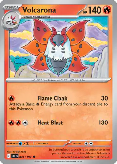 Volcarona Uncommon card from Obsidian Flames