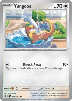 Yungoos Common card from Obsidian Flames