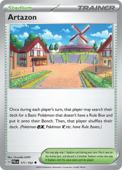 Artazon Uncommon card from Paldea Evolved
