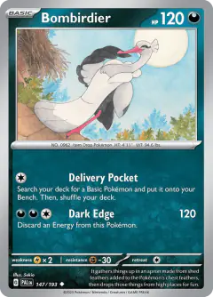 Bombirdier Uncommon card from Paldea Evolved