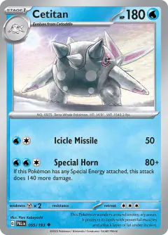 Cetitan Uncommon card from Paldea Evolved