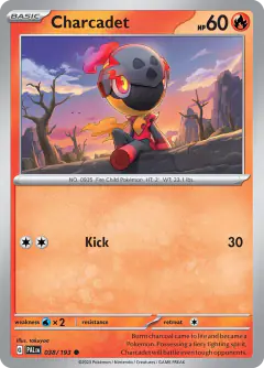 Charcadet Common card from Paldea Evolved