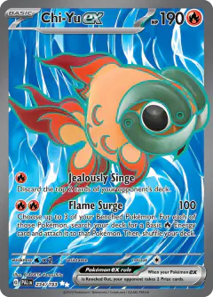 Chi-Yu ex Ultra Rare card from Paldea Evolved