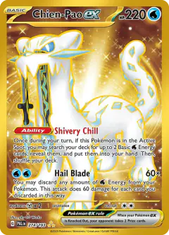 Chien-Pao ex Hyper Rare card from Paldea Evolved