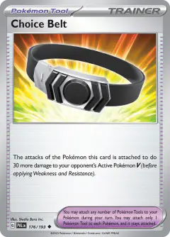 Choice Belt Uncommon card from Paldea Evolved