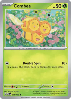 Combee Common card from Paldea Evolved