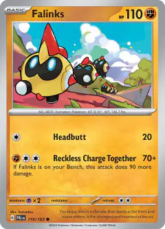 Falinks Common card from Paldea Evolved