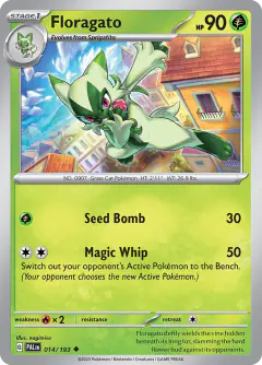 Floragato Uncommon card from Paldea Evolved